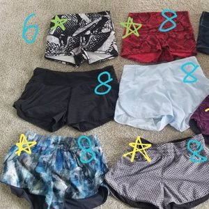 Lululemon shorts bundle MIXED SIZES